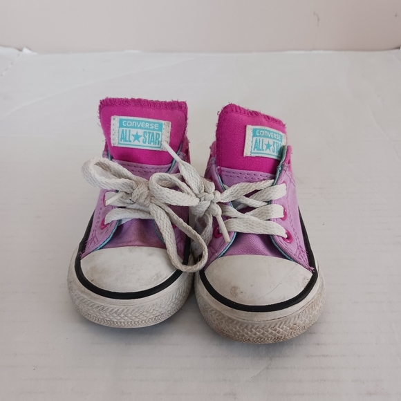 Converse 756086F Girls Baby Chuck Taylor Toddler Shoes Sneakers Size 5 Infant - Picture 2 of 8